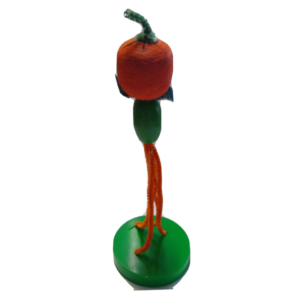 Halloween Goblin Head JOL Squid Like Legs Vintage Decoration Pipe Cleaner Legs - Picture 4 of 6